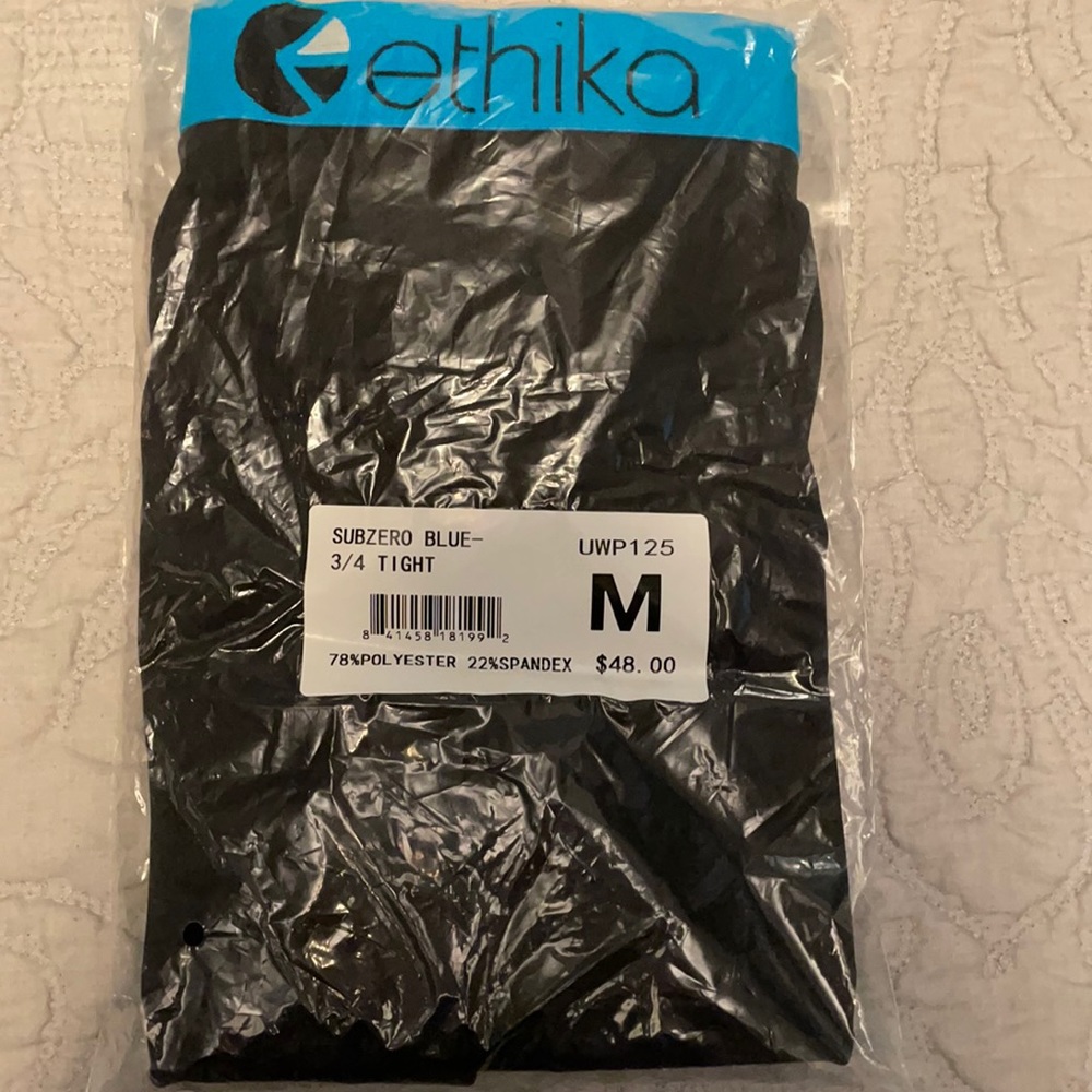 NWT Ethika subzero 3/4 length leggings